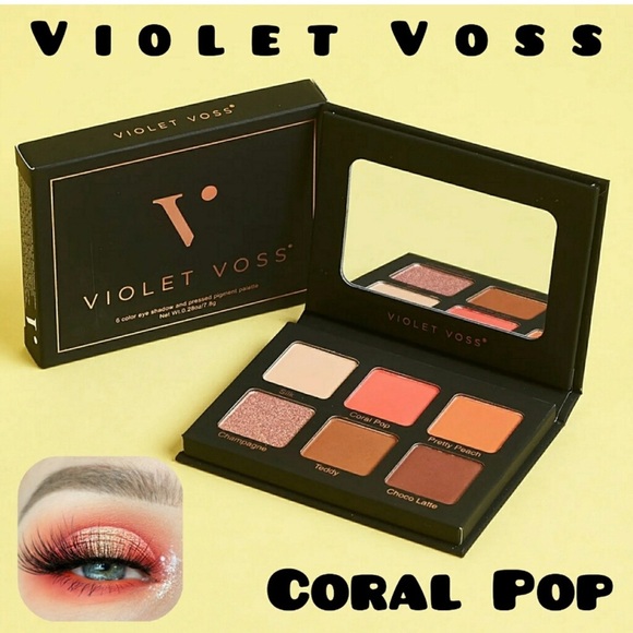 NIB Violet Voss Coral Pop Eyeshadow & Pressed Pigment - Picture 4 of 8